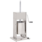 Manual Sausage Stuffer Silver 10 L Stainless Steel