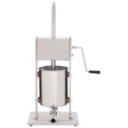 Manual Sausage Stuffer Silver 10 L Stainless Steel