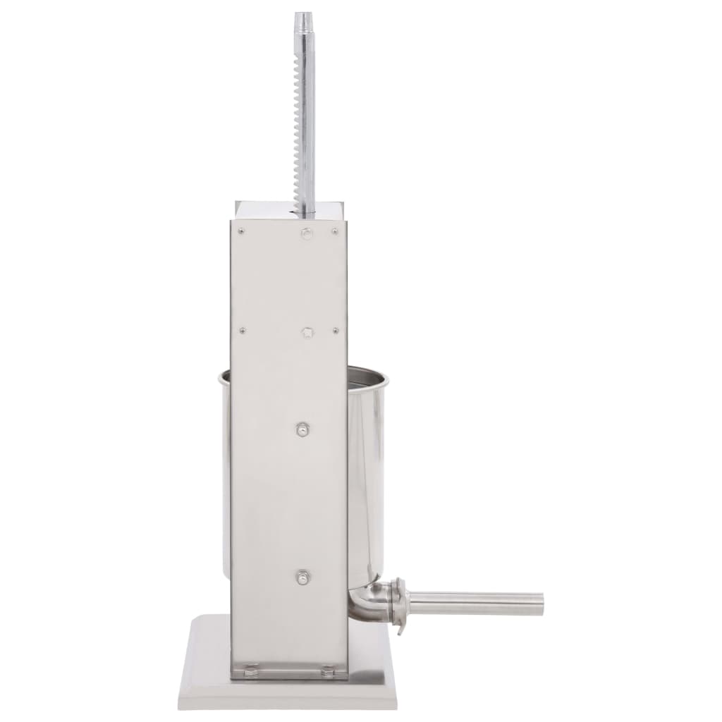 Manual Sausage Stuffer Silver 10 L Stainless Steel