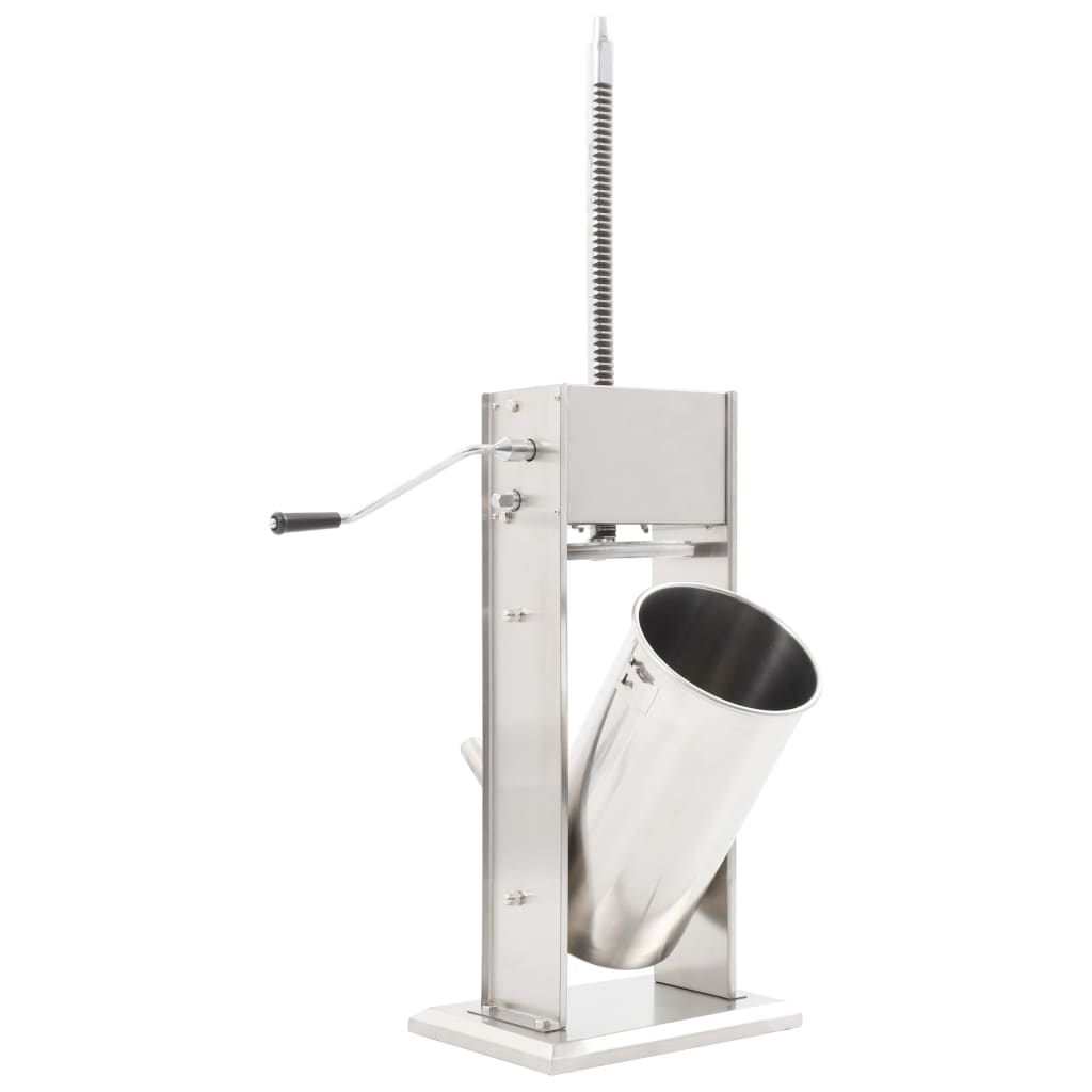 Manual Sausage Stuffer Silver 15 L Stainless Steel