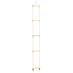 Kid's Rope Ladder Solid Wood And Pe 30X168 Cm