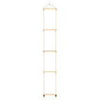 Kid's Rope Ladder Solid Wood And Pe 30X168 Cm