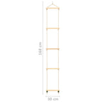 Kid's Rope Ladder Solid Wood and PE 30x168 cm