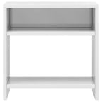 Bedside Cabinets 2 pcs High Gloss White 40x30x40 cm Engineered Wood