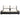 Bed Frame With Led Without Mattress Black And White 135X190 Cm Double