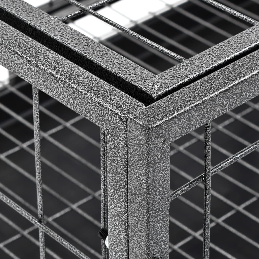 Heavy Duty Dog Cage With Wheels Steel