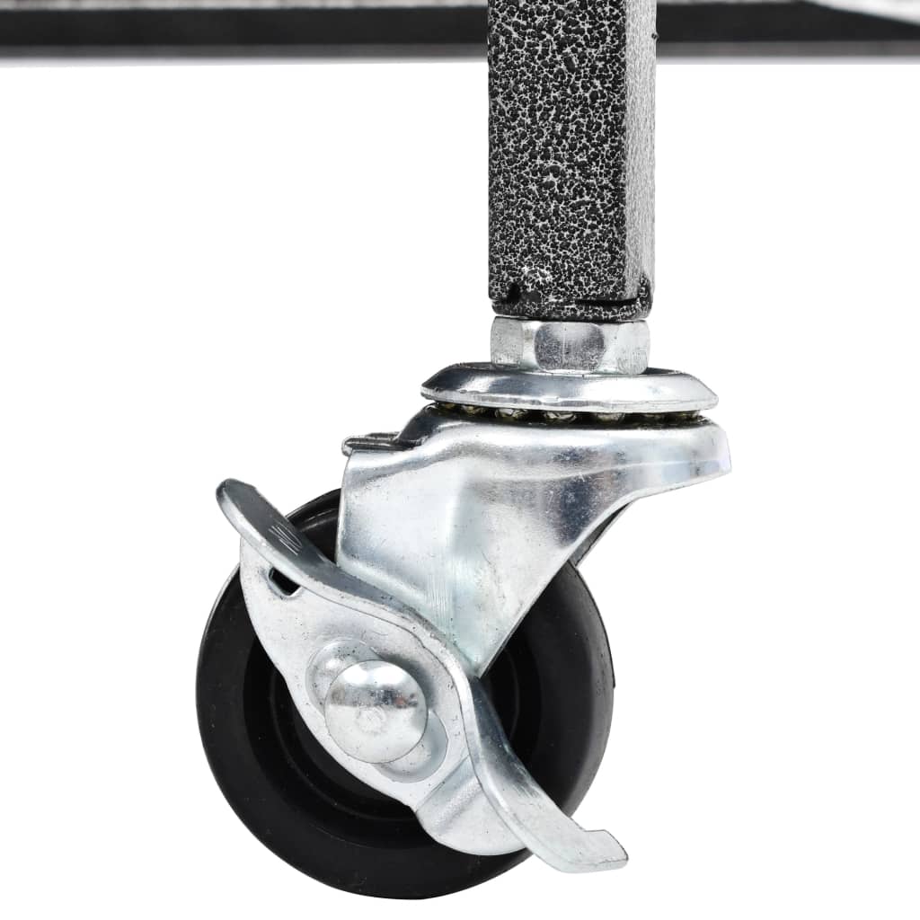 Heavy Duty Dog Cage With Wheels Steel