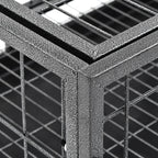 Heavy Duty Dog Cage With Wheels Steel