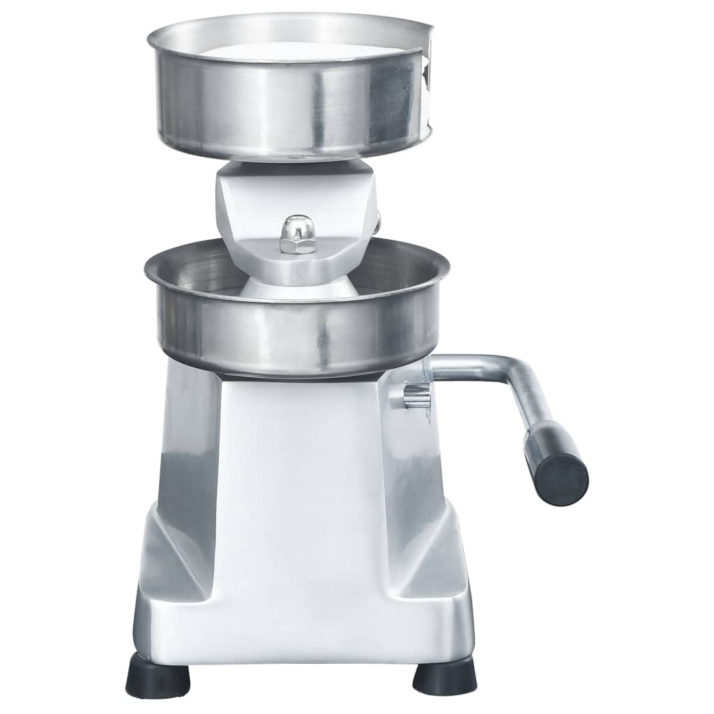 Hamburger Press Machine with 500 Patty Papers Aluminium 10 cm