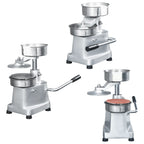 Hamburger Press Machine with 500 Patty Papers Aluminium 13 cm