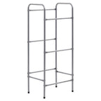 Storage Shelf For 3 Crates Silver Steel