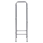 Storage Shelf For 3 Crates Silver Steel