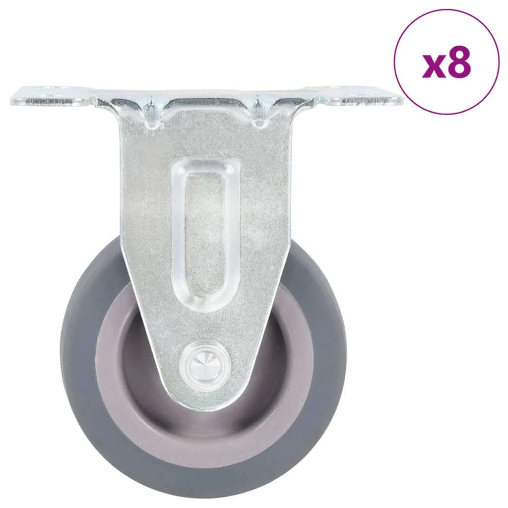 16 Pcs Fixed Casters 50 Mm