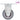 16 Pcs Fixed Casters 50 Mm