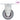 16 Pcs Fixed Casters 50 Mm