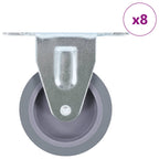 Fixed Casters 4 Pcs 75 Mm