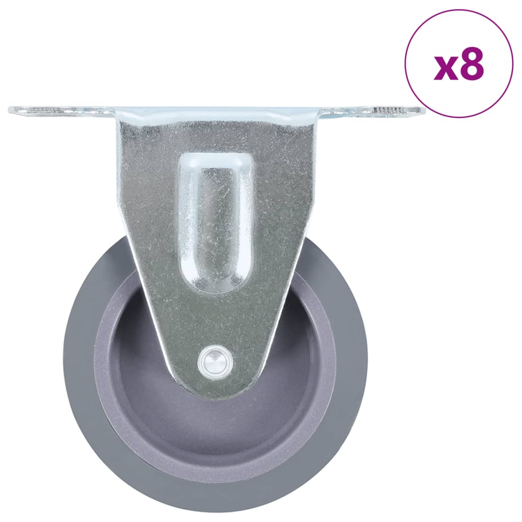 Fixed Casters 4 Pcs 75 Mm