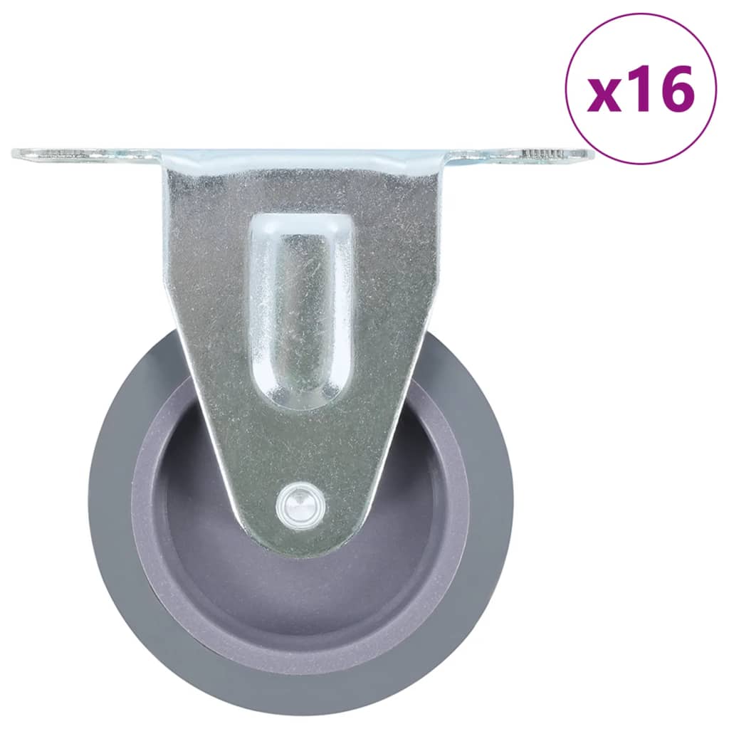 Fixed Casters 4 Pcs 75 Mm