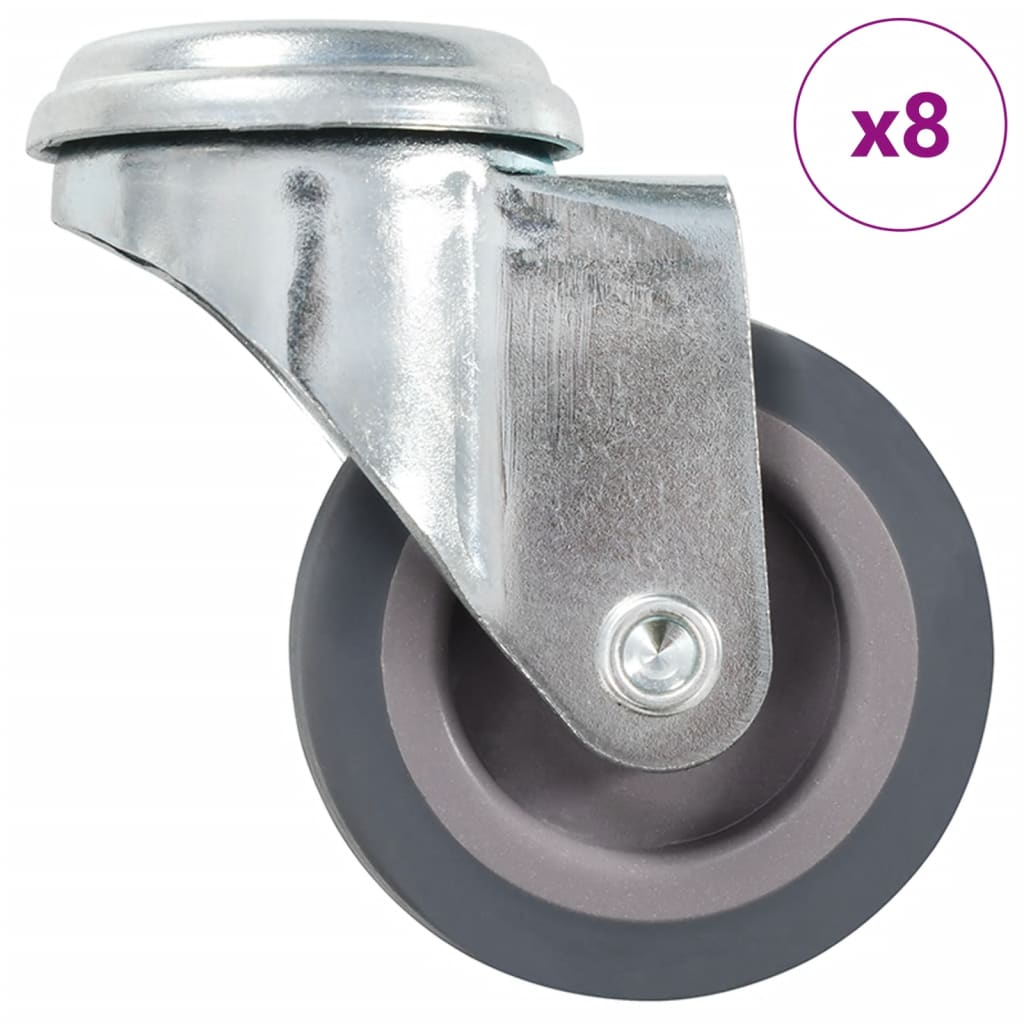 Bolt Hole Swivel Casters 4 Pcs 50 Mm