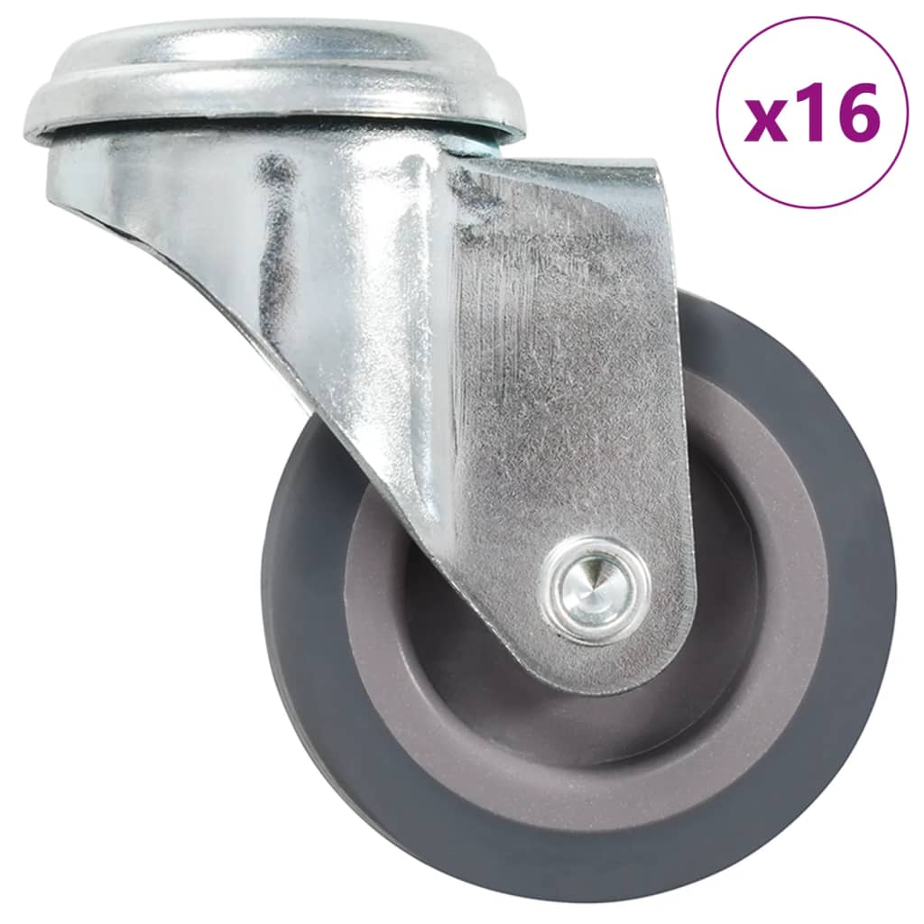 Bolt Hole Swivel Casters 4 Pcs 50 Mm