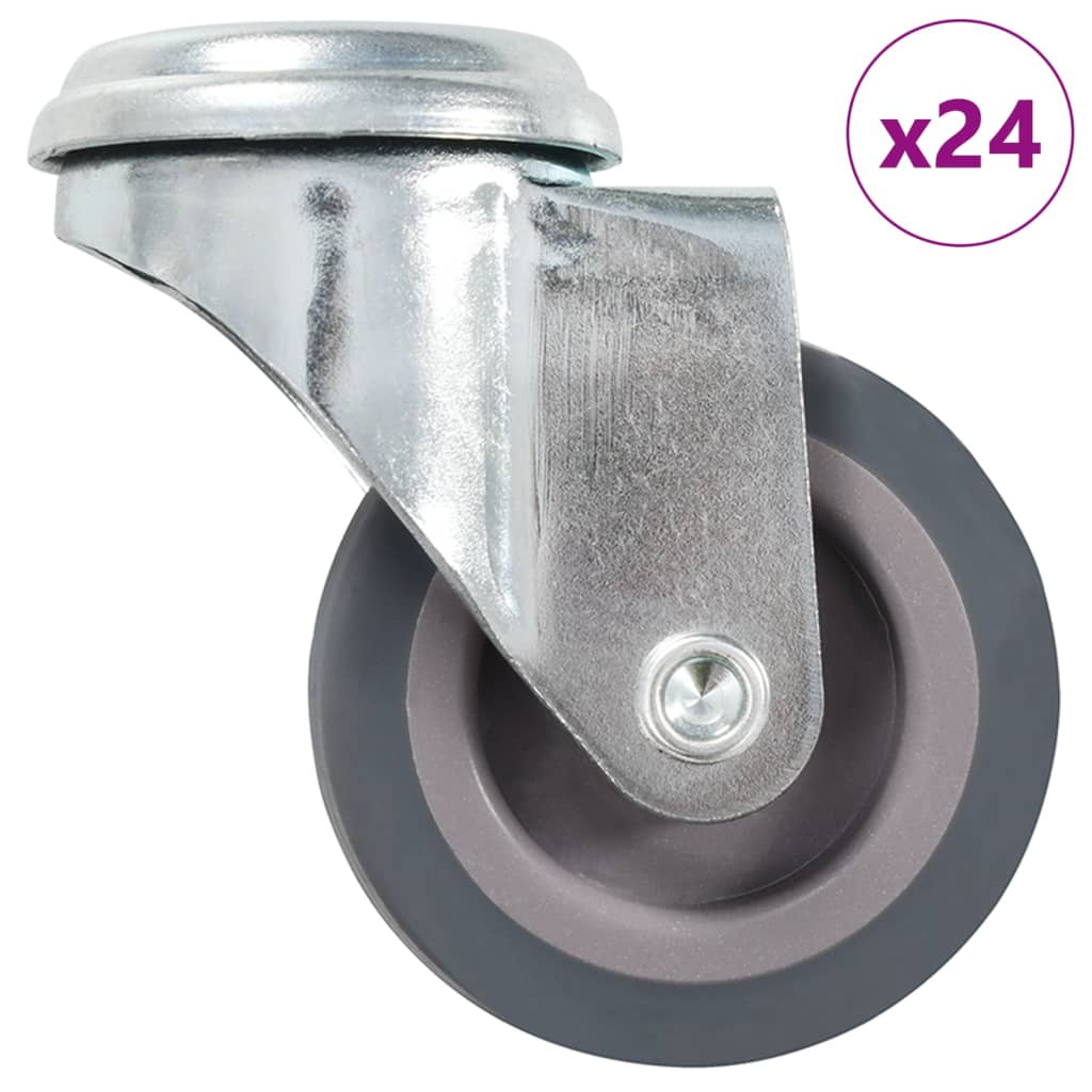 Bolt Hole Swivel Casters 4 Pcs 50 Mm