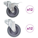 Bolt Hole Swivel Casters 4 Pcs 75 Mm