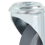 8 Pcs Bolt Hole Swivel Casters 100 Mm