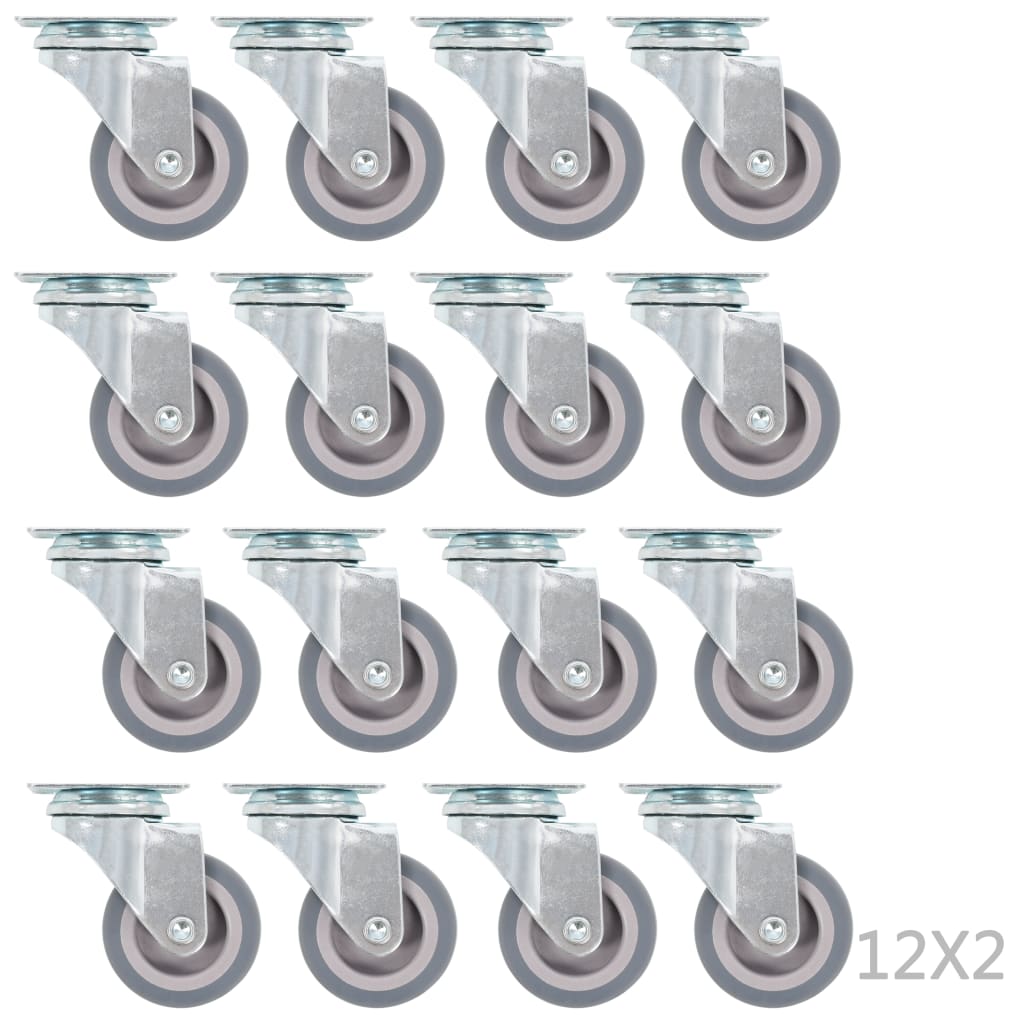 144 Pcs Swivel Casters 50 Mm