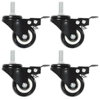 Swivel Casters With Brakes 4 Pcs 50 Mm