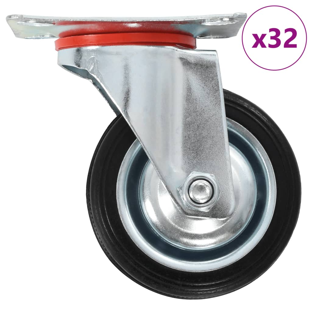 Swivel Casters 4 Pcs 75 Mm