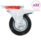 8 Pcs Swivel Casters 100 Mm
