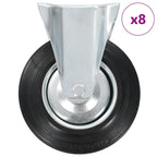 Fixed Casters 4 Pcs 200 Mm