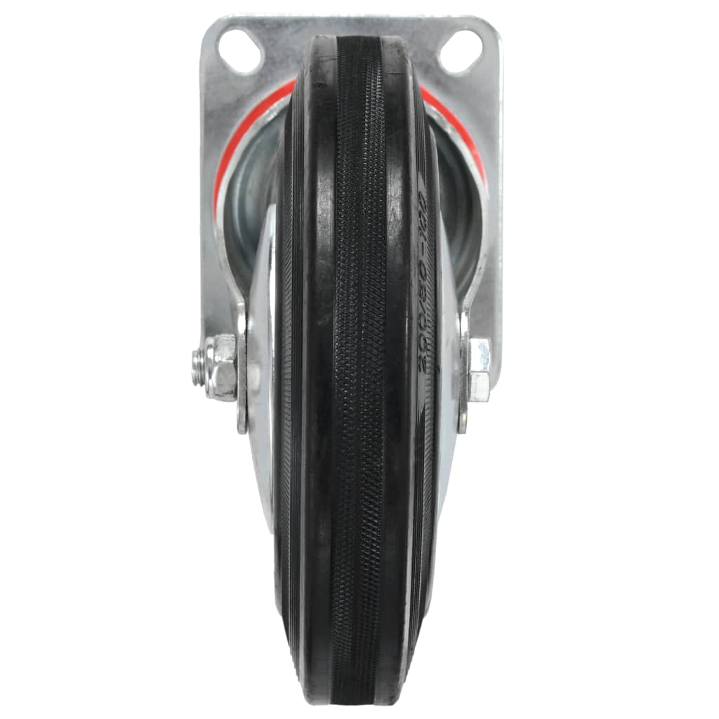 12 Pcs Swivel Casters 200 Mm