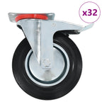 24 Pcs Swivel Casters 200 Mm