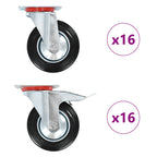 12 Pcs Swivel Casters 160 Mm