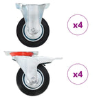 Casters 4 Pcs 100 Mm