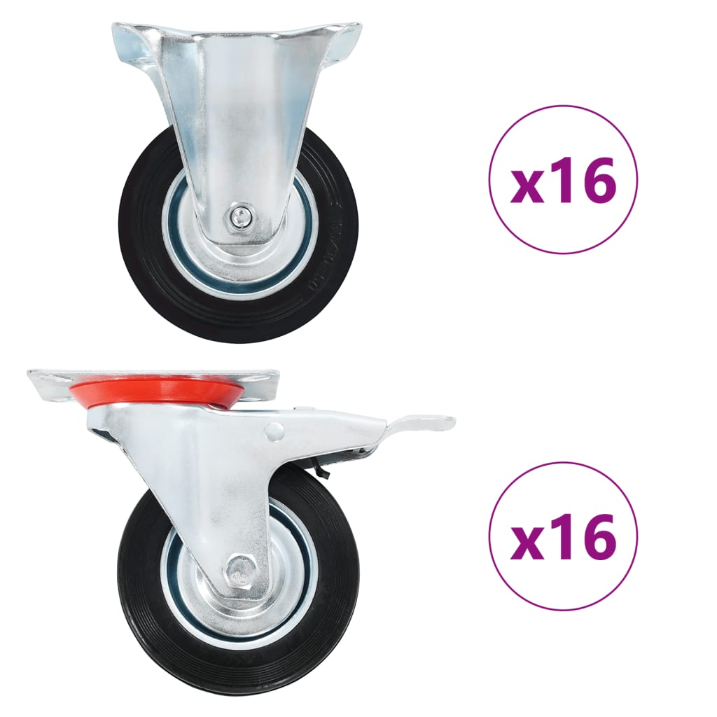 Casters 4 Pcs 100 Mm