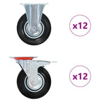 Casters 4 Pcs 125 Mm