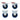 16 Pcs Casters 75 Mm