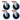 16 Pcs Swivel Casters 75 Mm
