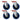 24 Pcs Swivel Casters 75 Mm