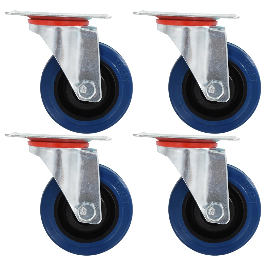 24 Pcs Swivel Casters 75 Mm