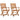 Folding Outdoor Chairs 2 pcs Solid Acacia Wood
