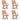 Folding Outdoor Chairs 4 pcs Solid Acacia Wood