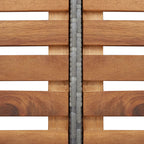 Square Spa Surround Grey 268 x 268 x 55 cm Poly Rattan