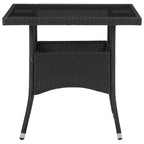 Furniture Set 5 pcs Black