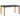 Garden Bench 120 cm Black Poly Rattan and Solid Acacia Wood