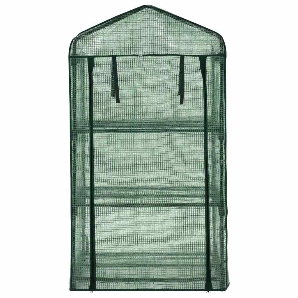 3-Tier Mini Greenhouse 69x49x125 cm