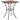 Mosaic Bistro Table Terracotta 60 cm Ceramic