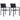 Garden Chairs 2 pcs Black Plastic Rattan Look